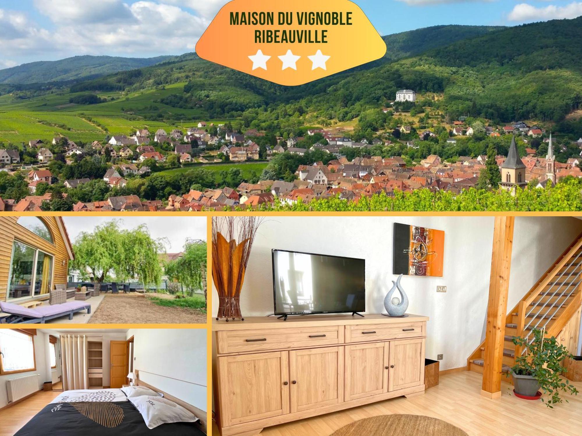Maison Le Vignoble Avec Jardin - 6 Personnes Рибовілле Екстер'єр фото